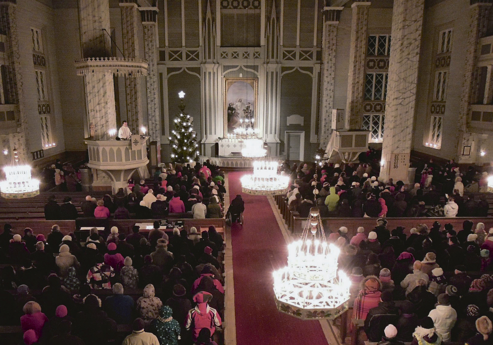 Jouluaamun jumalanpalvelus Kerimäen isossa kirkossa ma 25.12. klo 7