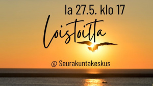 Kevätkauden viimeinen Loistoilta lauantaina Savonlinnan seurakuntakeskuksella.
