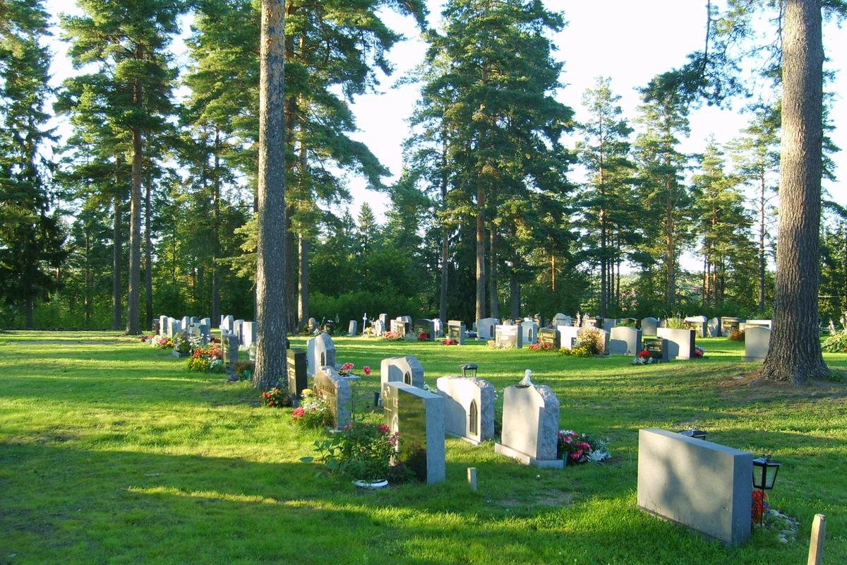 Kuva Rantasalmen hautausmaasta